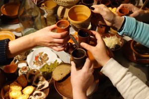 Соромитницкие вечерницы, Полесская хата